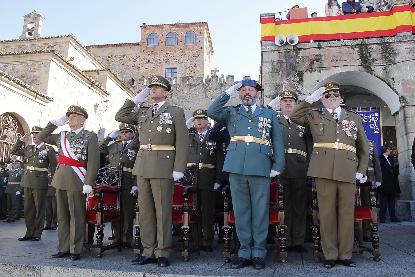 El Cefot celebra sus 50 años con un acto en la Plaza Mayor de Cáceres