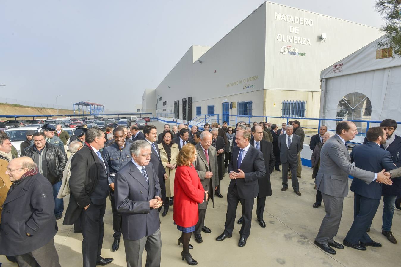 Inauguración del nuevo matadero de Olivenza