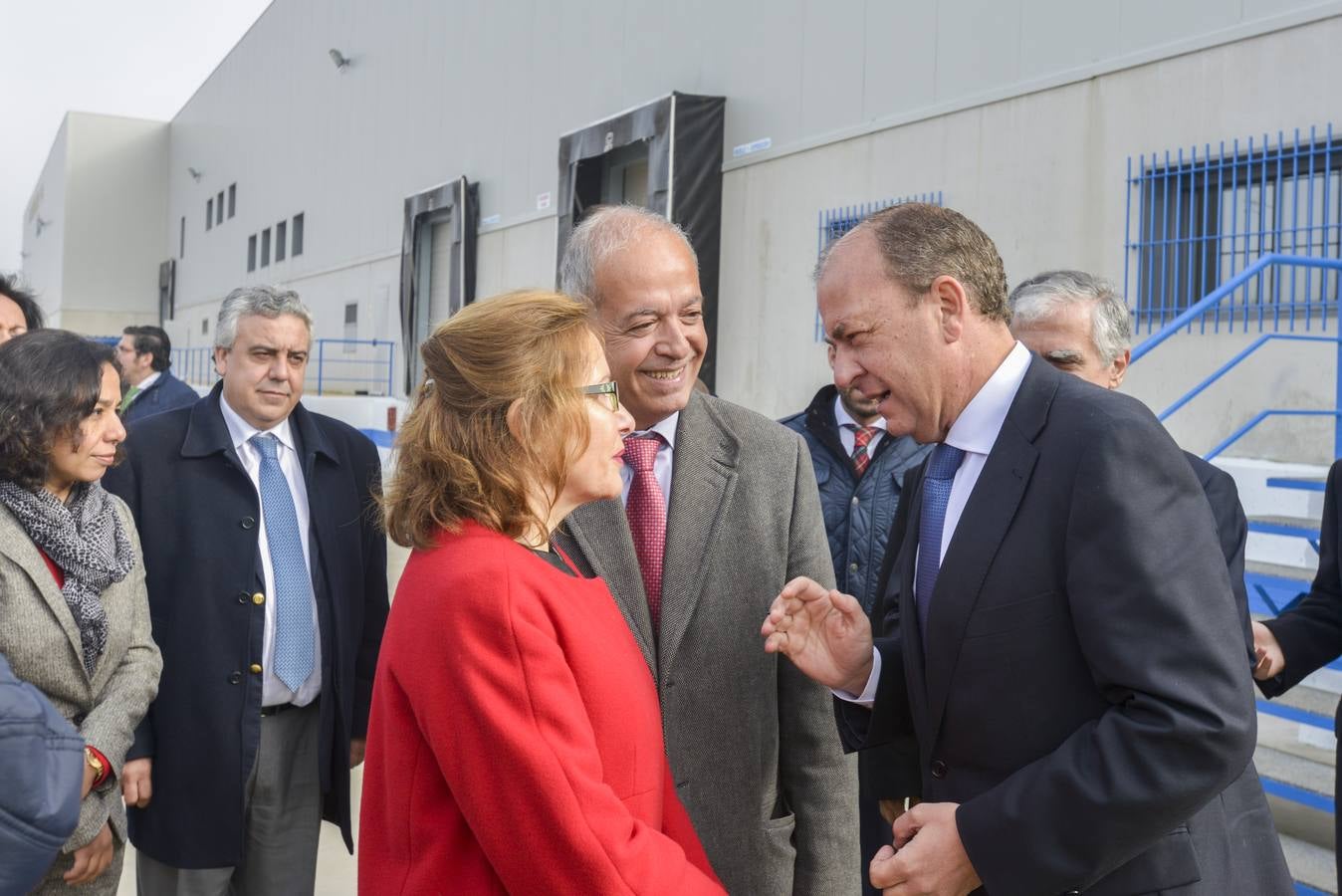 Inauguración del nuevo matadero de Olivenza