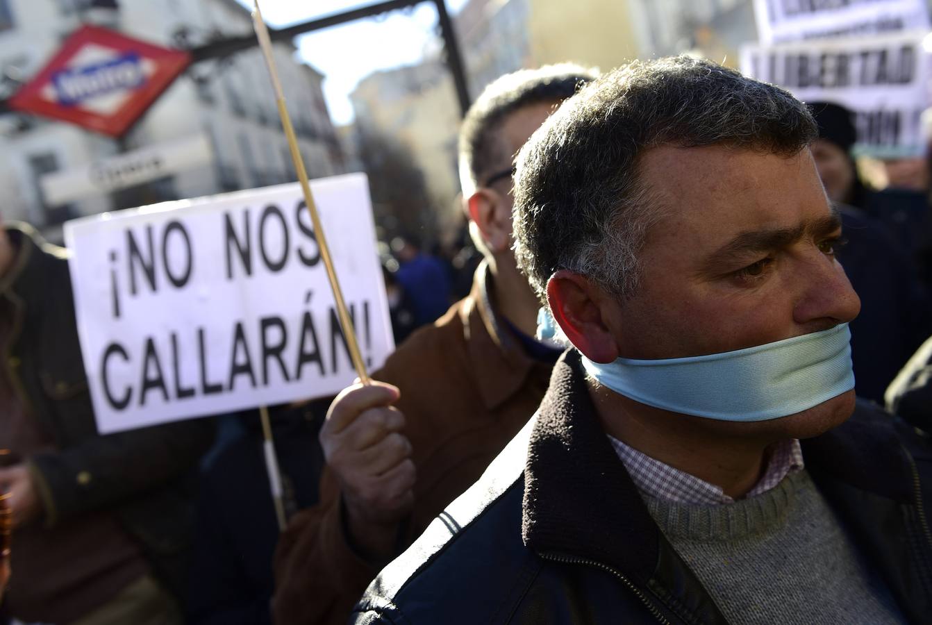 «¡No nos callarán!»