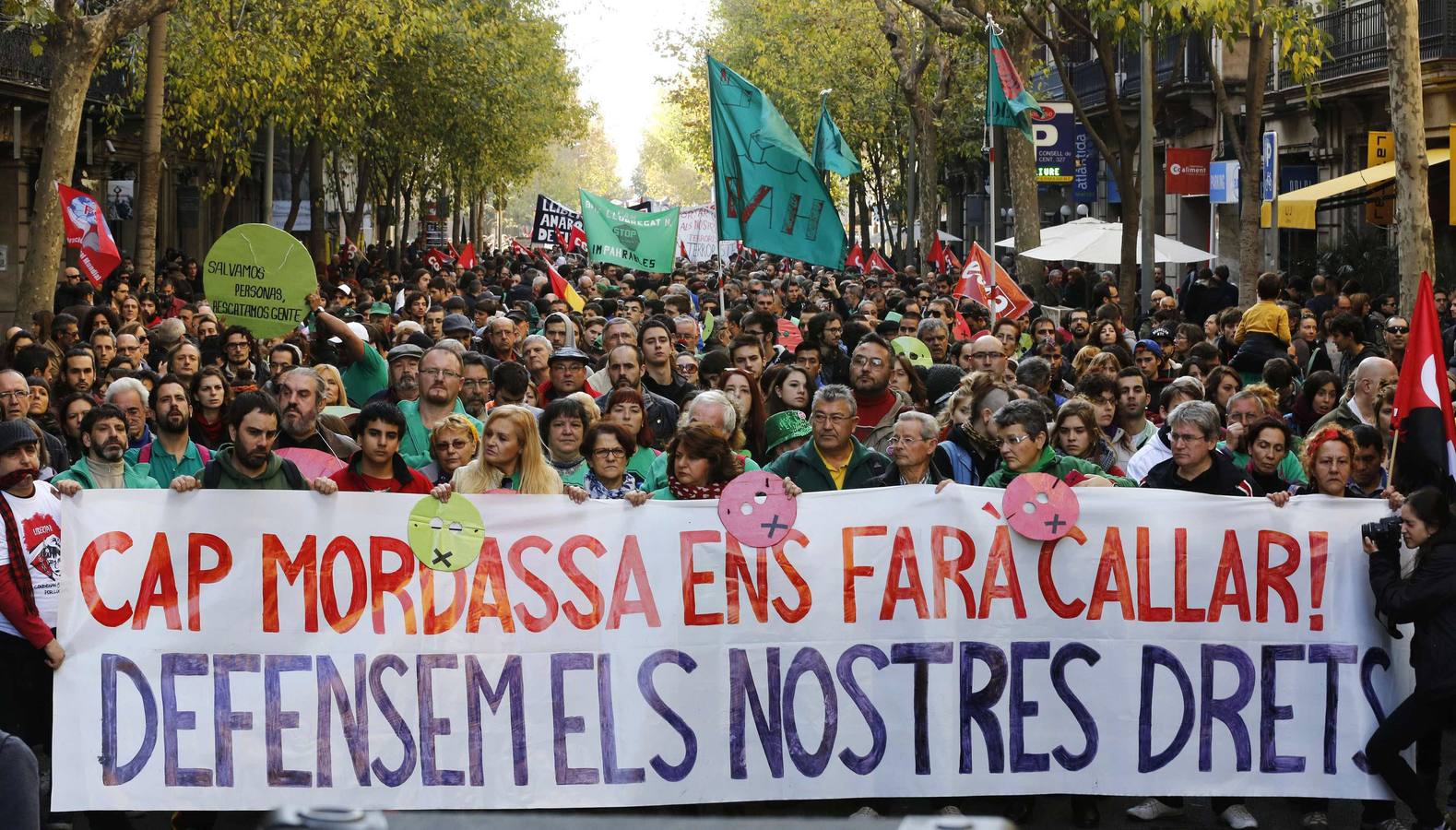 «¡No nos callarán!»