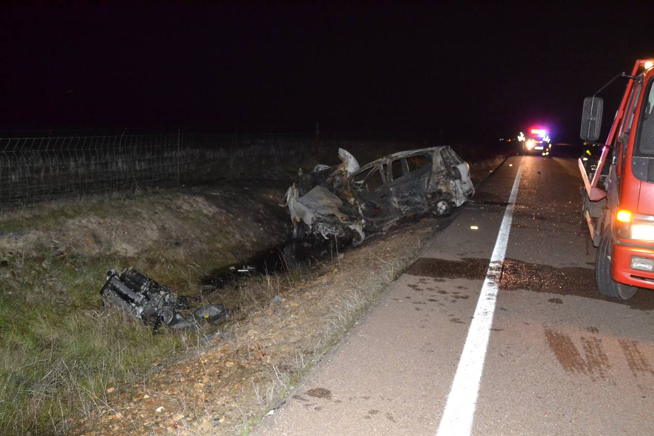 Así quedaron los vehículos del accidente mortal cerca de Zarza Capilla