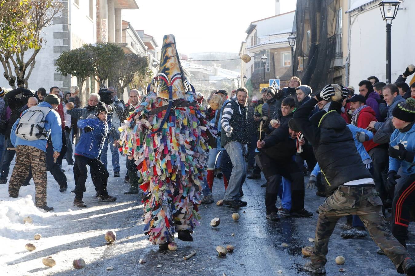 Piornal estrena a &quot;nabazo limpio&quot; la declaración nacional de Jarramplas