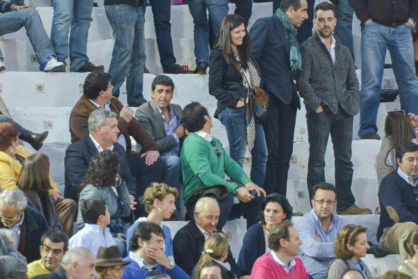 Ambiente en la plaza de toros de Olivenza 2014