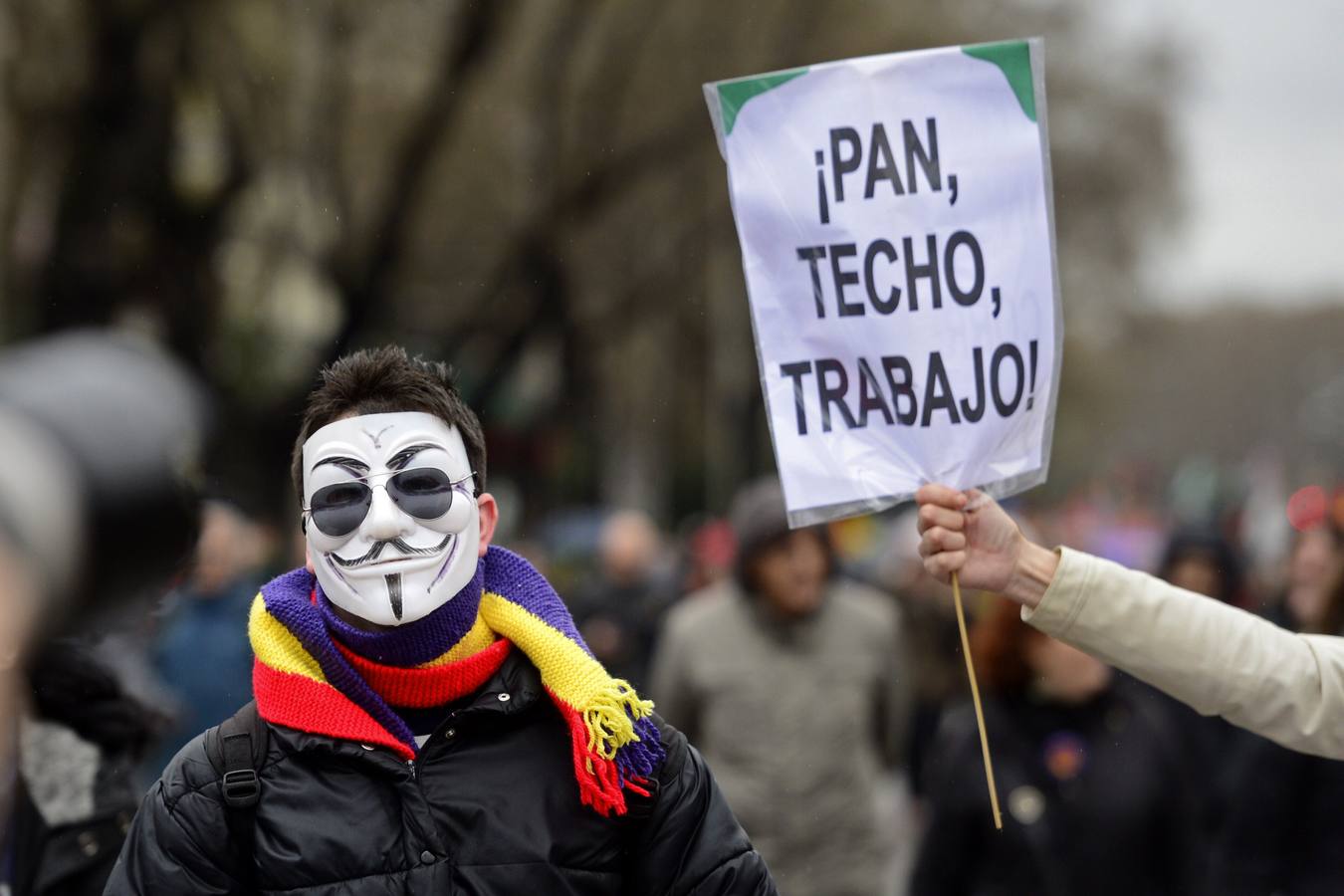 De hecho, 'Caminando hacia la huelga general' es otro de los lemas de la manifestación de este sábado.