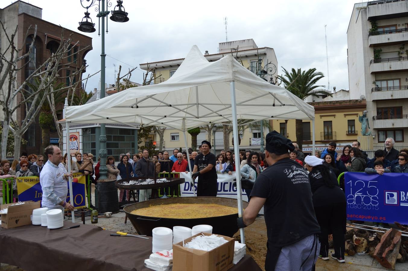 Tortilla de patatas de récord en Villanueva de la Serena