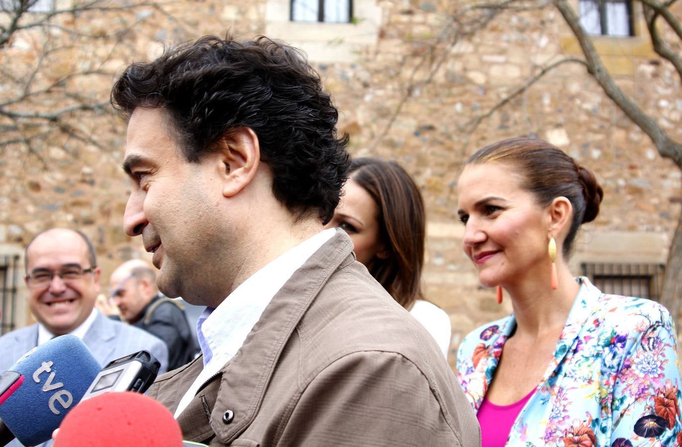 Miércoles, 15 de abril. El casco histórico de Cáceres se convirtió en el plató del concurso televisivo Masterchef. Fotografías: Lorenzo Cordero.