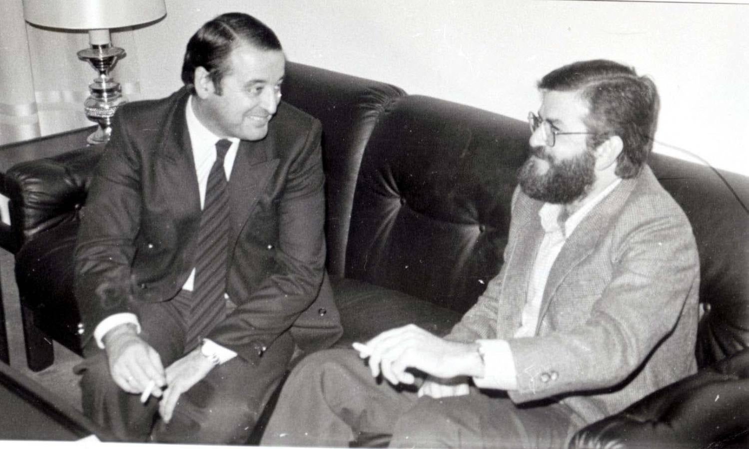 1983- Manuel Bermejo con Juan Carlos Rodríguez Ibarra