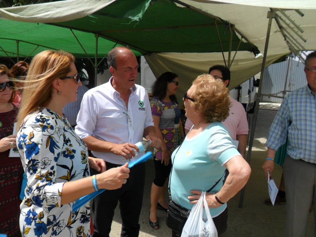 José Antonio Monago de campaña electoral en Llerena