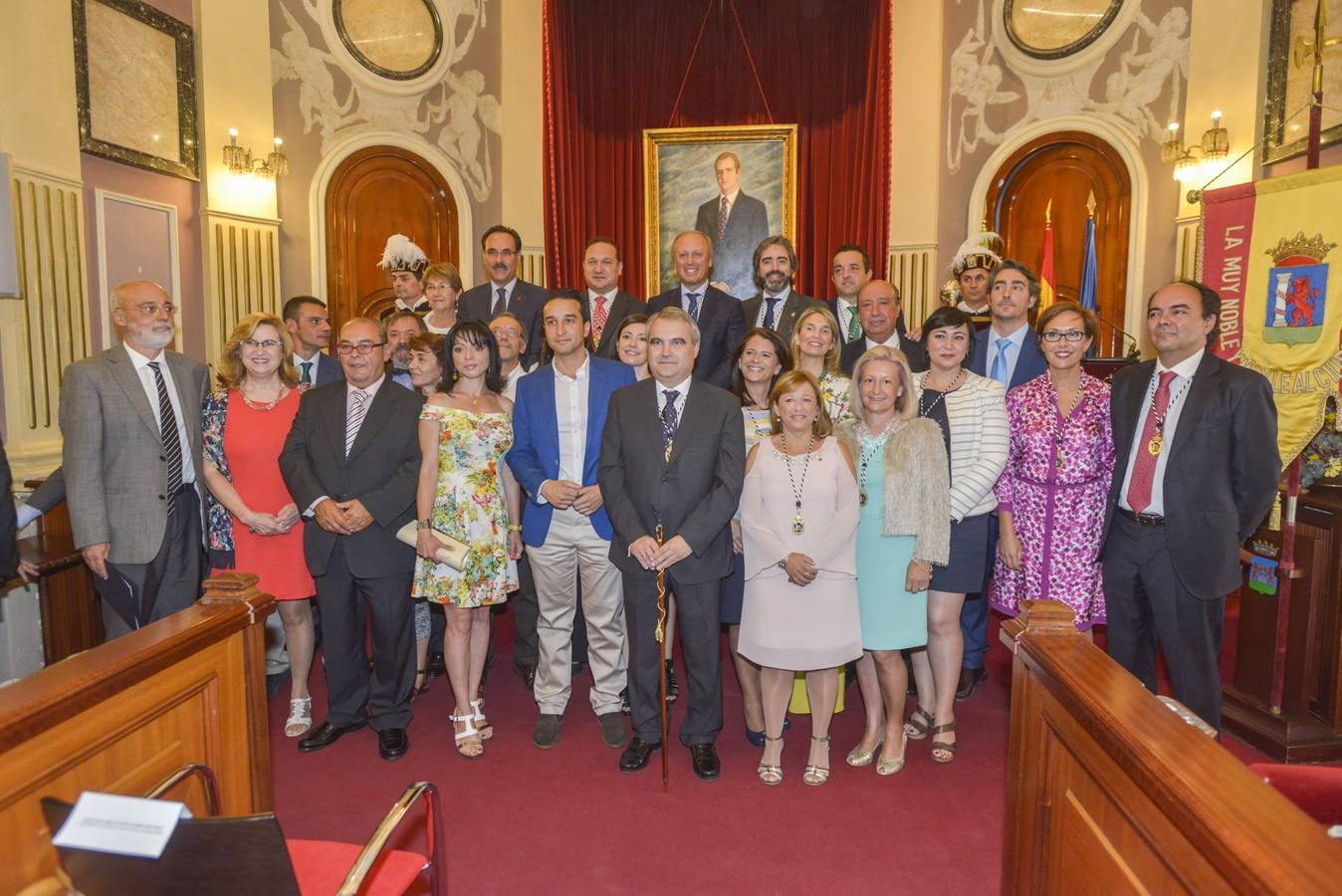 Sábado, 13 de junio: Acto de toma de posesión de la alcaldía de Badajoz en donde, Francisco Javier Fragoso, repite alcaldía de la ciudad