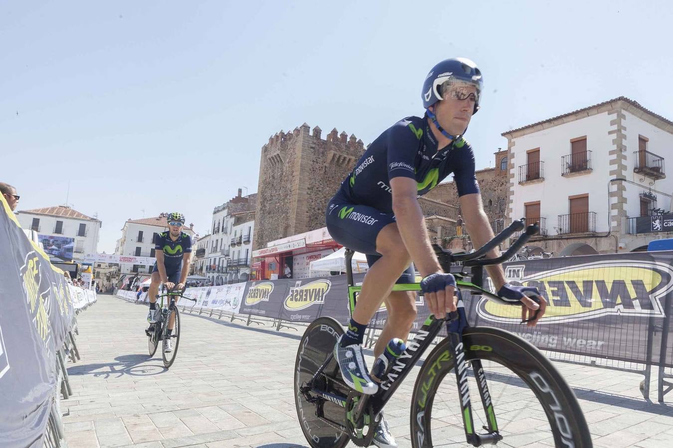 Problemas circulatorios en Cáceres por el campeonato ciclista