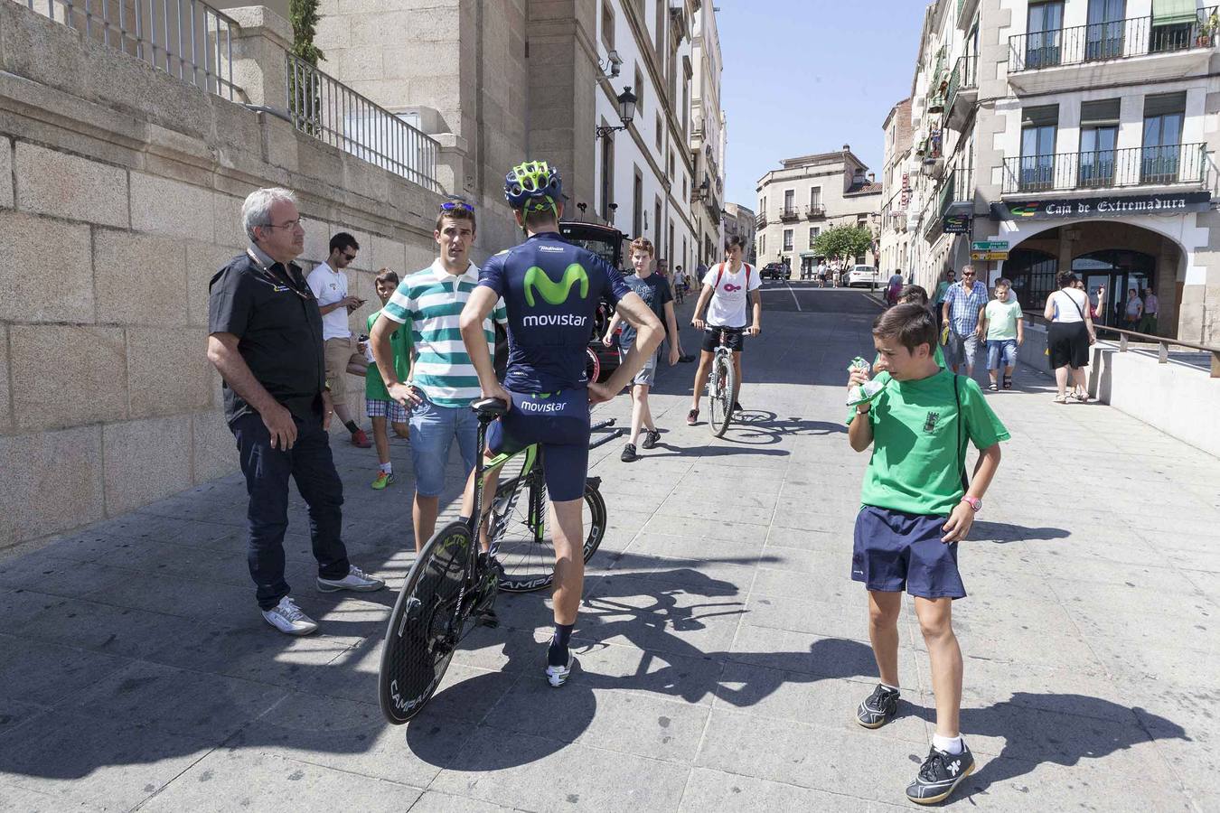 Problemas circulatorios en Cáceres por el campeonato ciclista