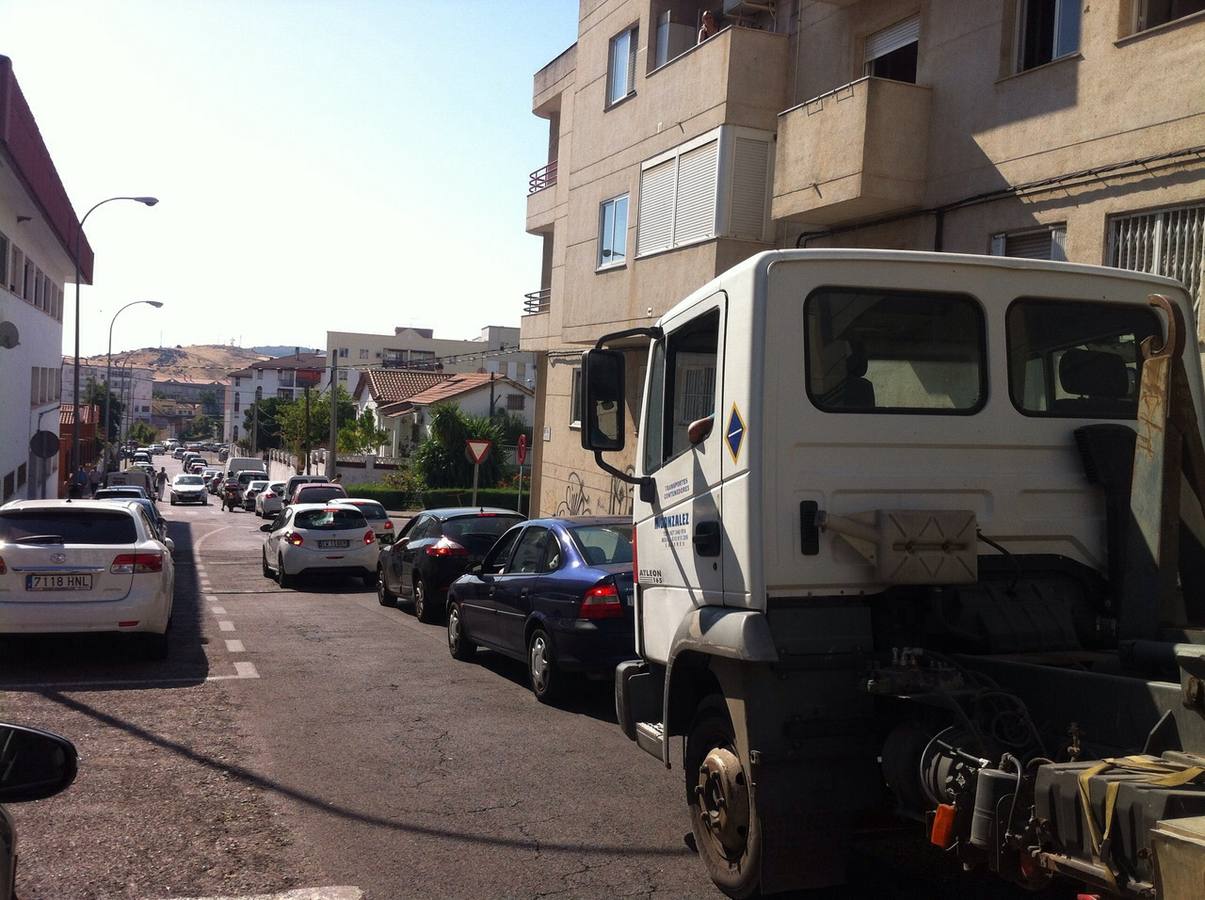 Problemas circulatorios en Cáceres por el campeonato ciclista