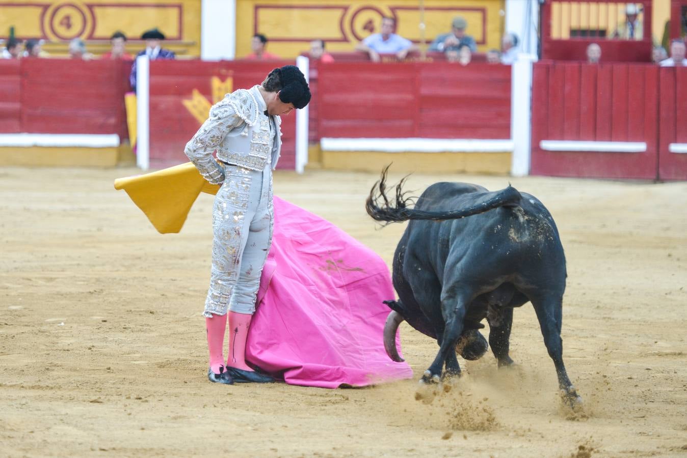 Orejas de peso en una difícil novillada de Fernando Peña en el coso de Pardaleras