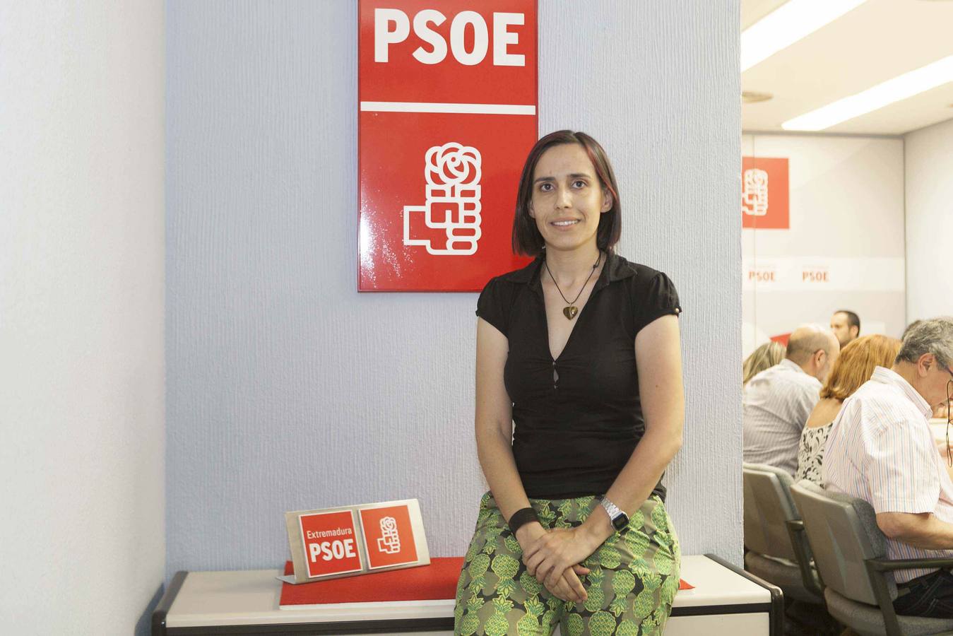 María Angélica García Gómez, diputada por el PSOE y concejala en el Ayuntamiento de Moraleja.