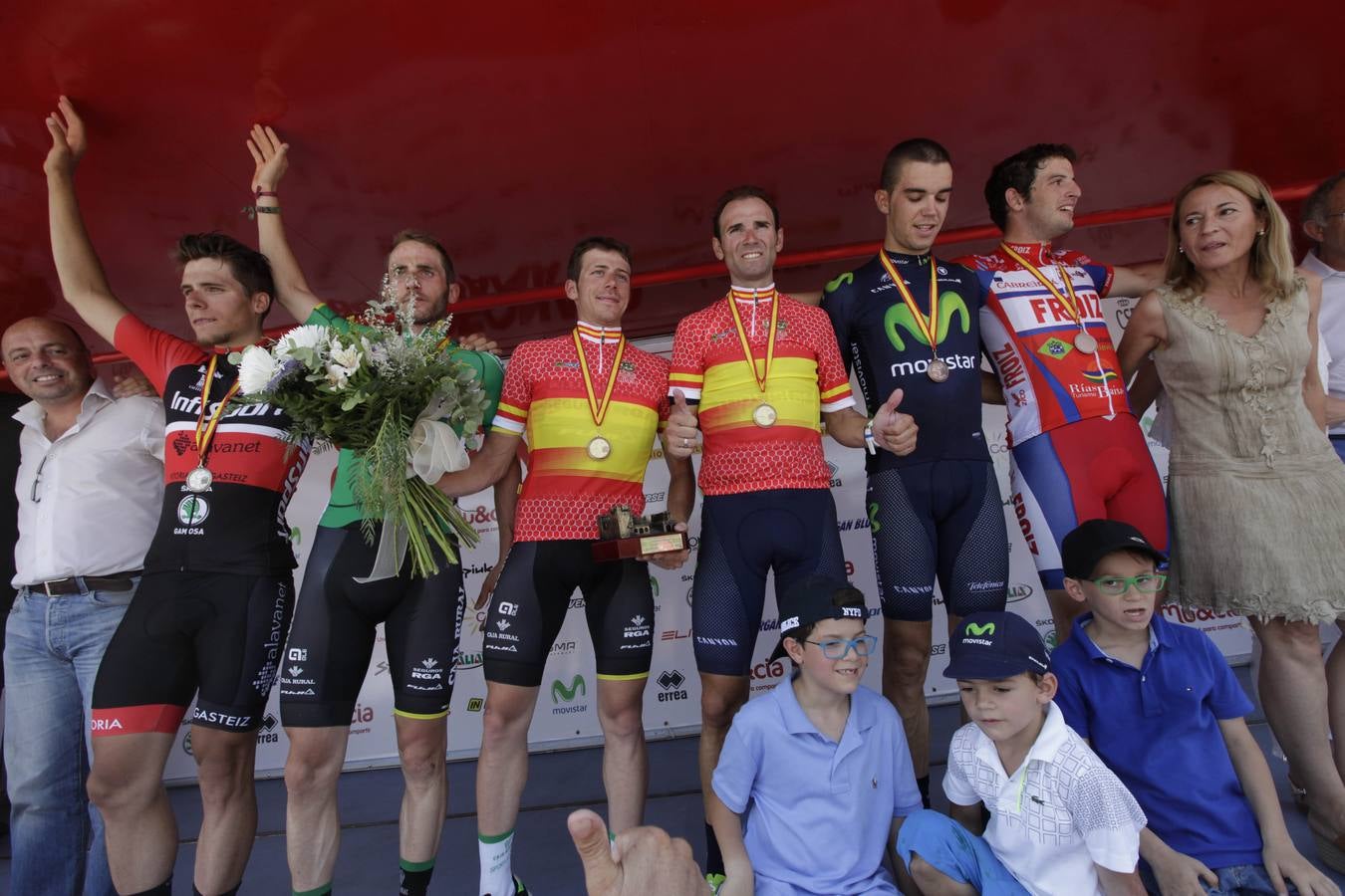 Valverde, campeón de España de ciclismo en ruta