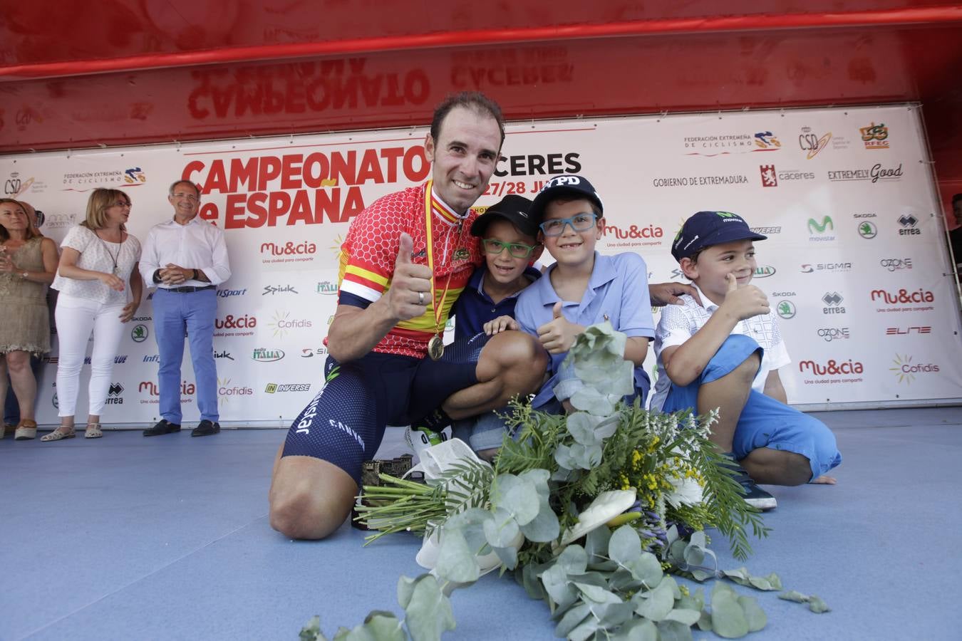 Valverde, campeón de España de ciclismo en ruta