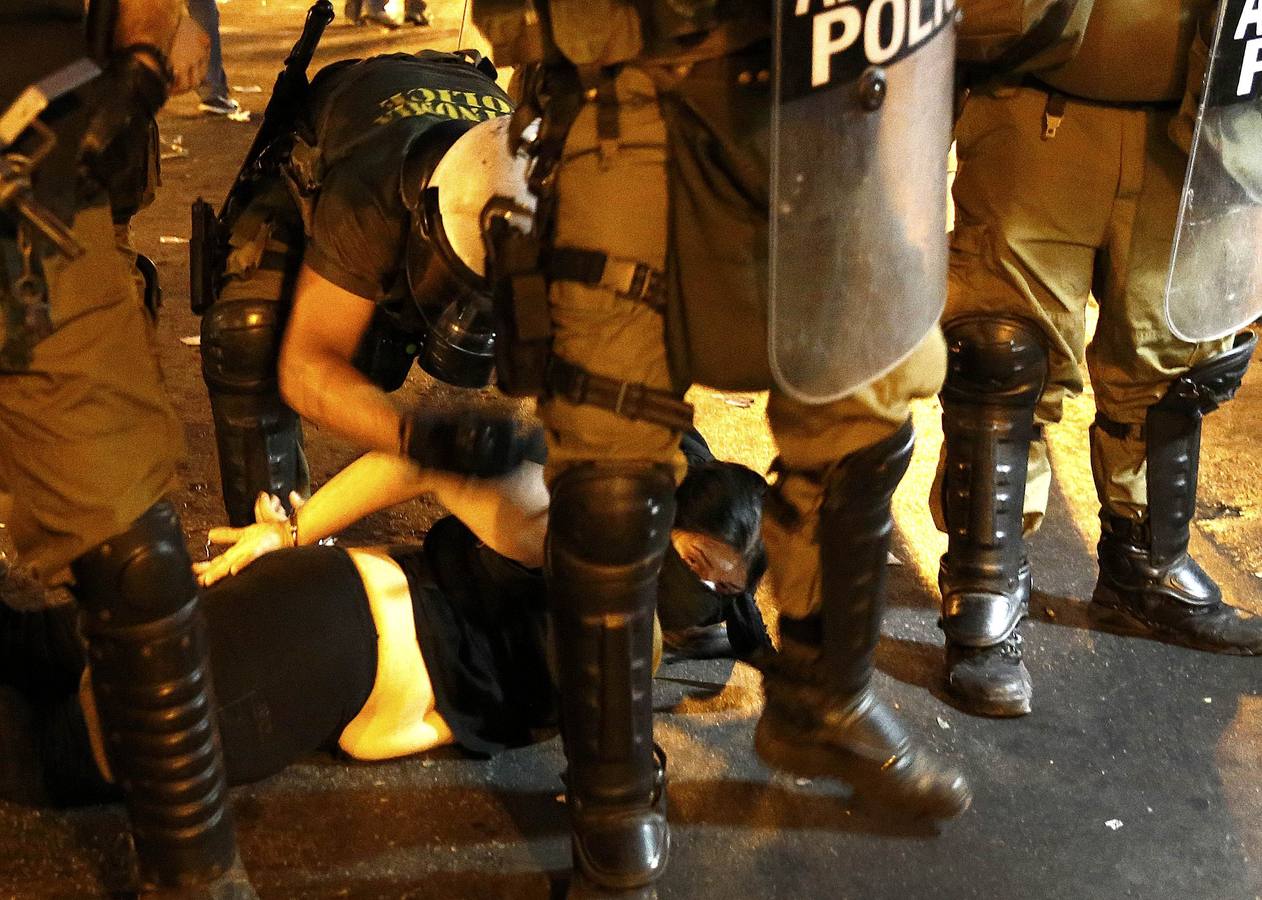 Manifestación en Grecia