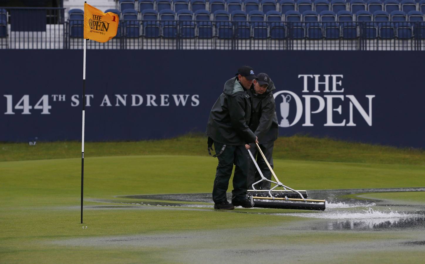 Se supende por lluvia la segunda ronda del British Open de golf