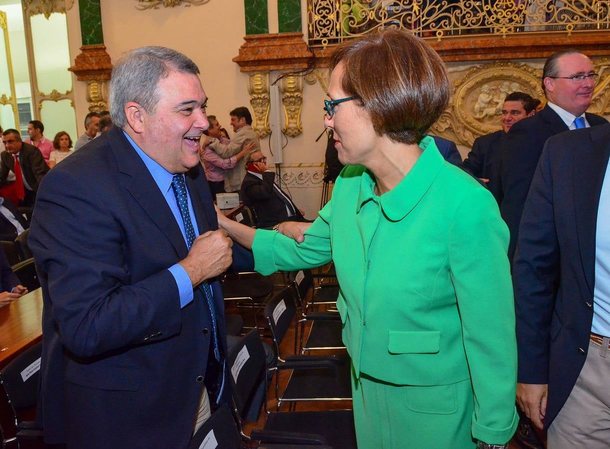 Toma de posesión de Miguel Ángel Gallardo como presidente de la Diputación de Badajoz