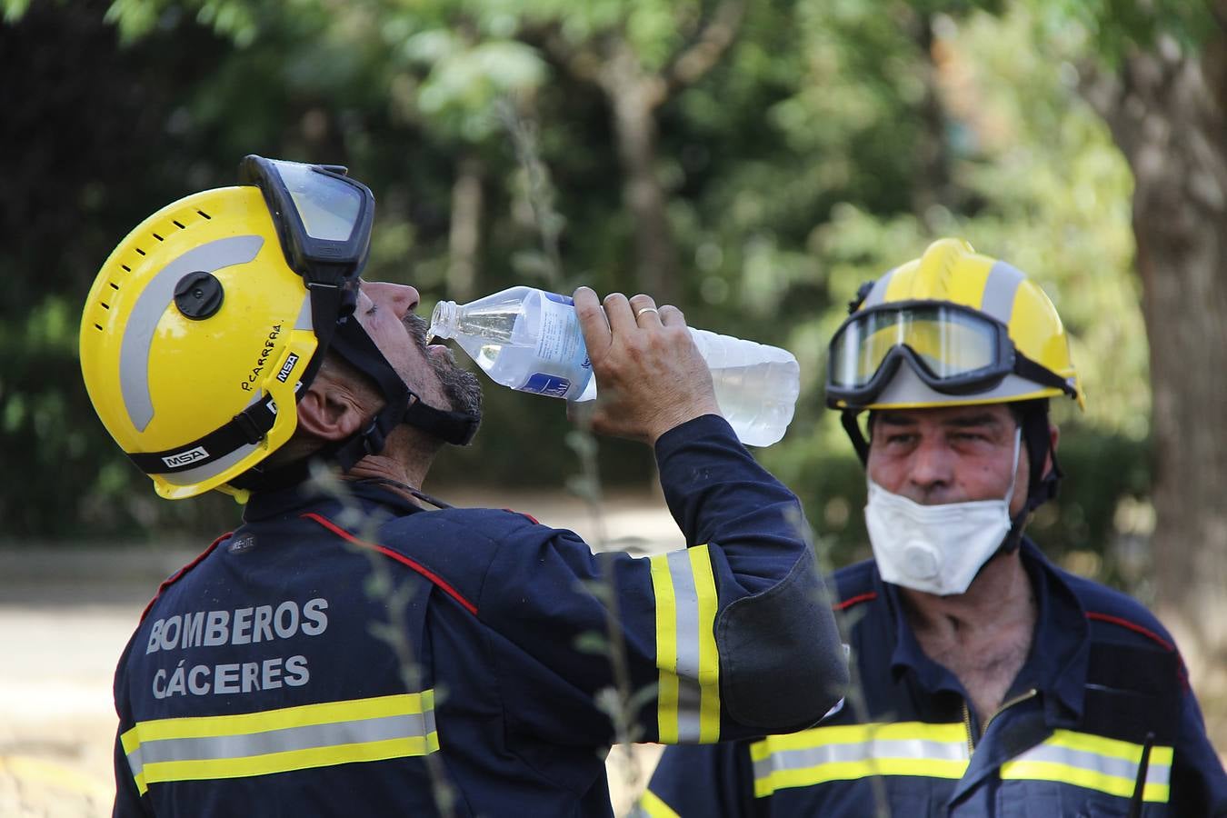 Un incendio arrasa la escuela taller municipal en la Ribera del Marco