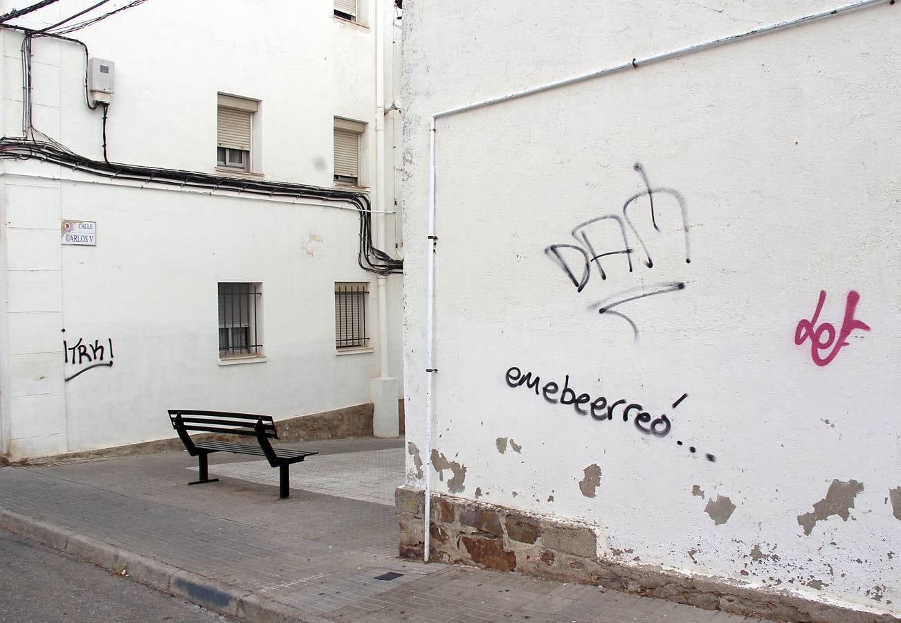 La Plaza de Italia, objeto de una oleada de pintadas