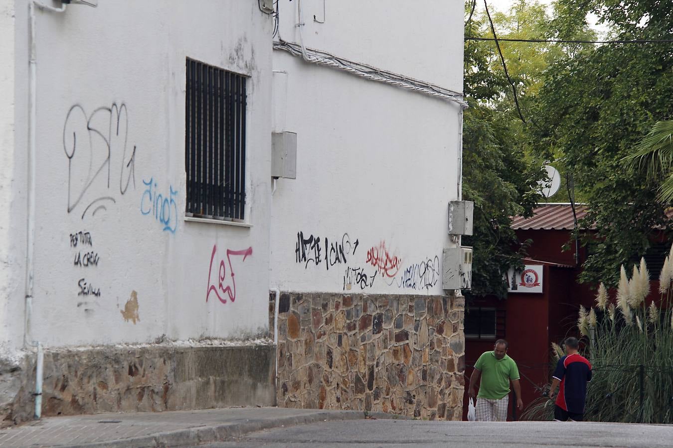 La Plaza de Italia, objeto de una oleada de pintadas