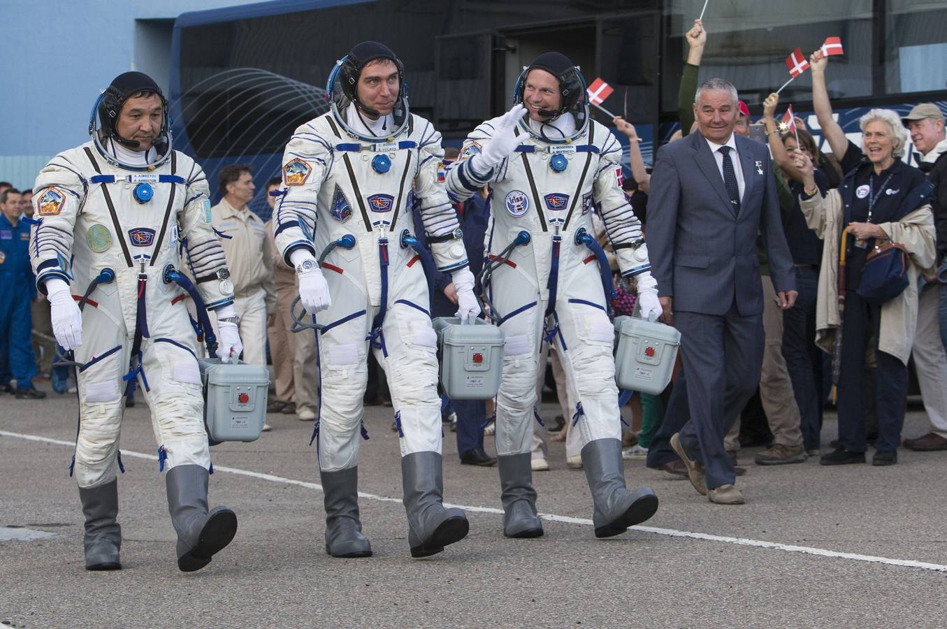 Despegue de la nave espacial Soyuz TMA-18M