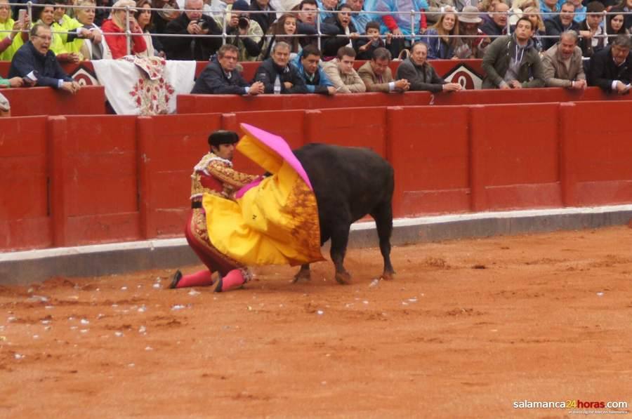 Cogida de Miguel Ángel Perera en Salamanca