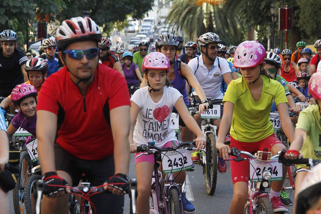 Miles de ciclistas disfrutan de la Fiesta de la Bicicleta