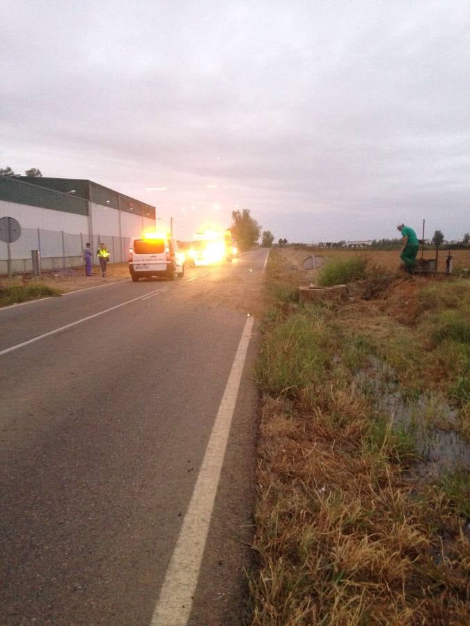 Accidente mortal en Pueblonuevo del Guadiana