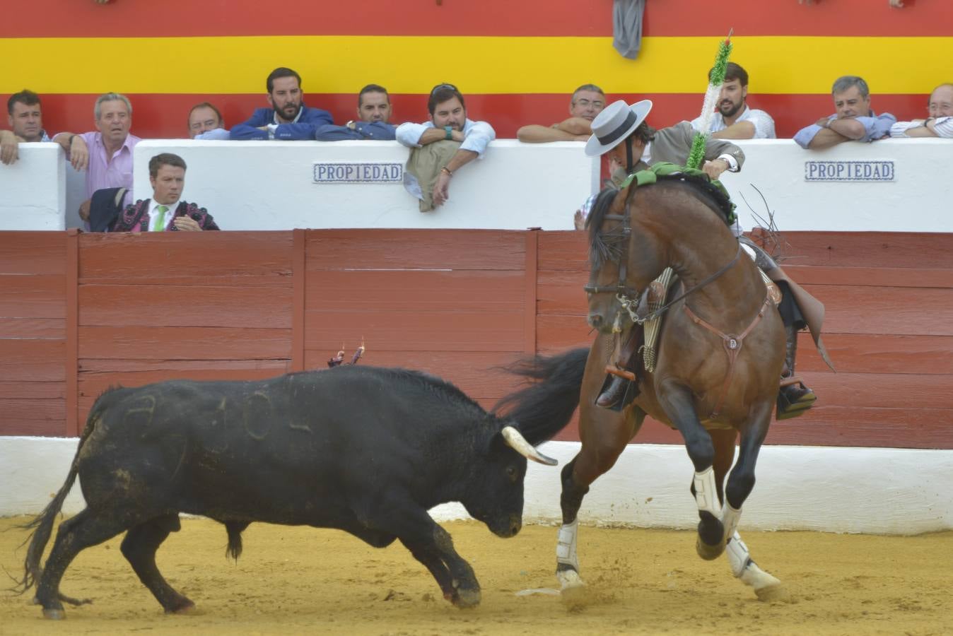 Tarde triunfal de rejones en Zafra