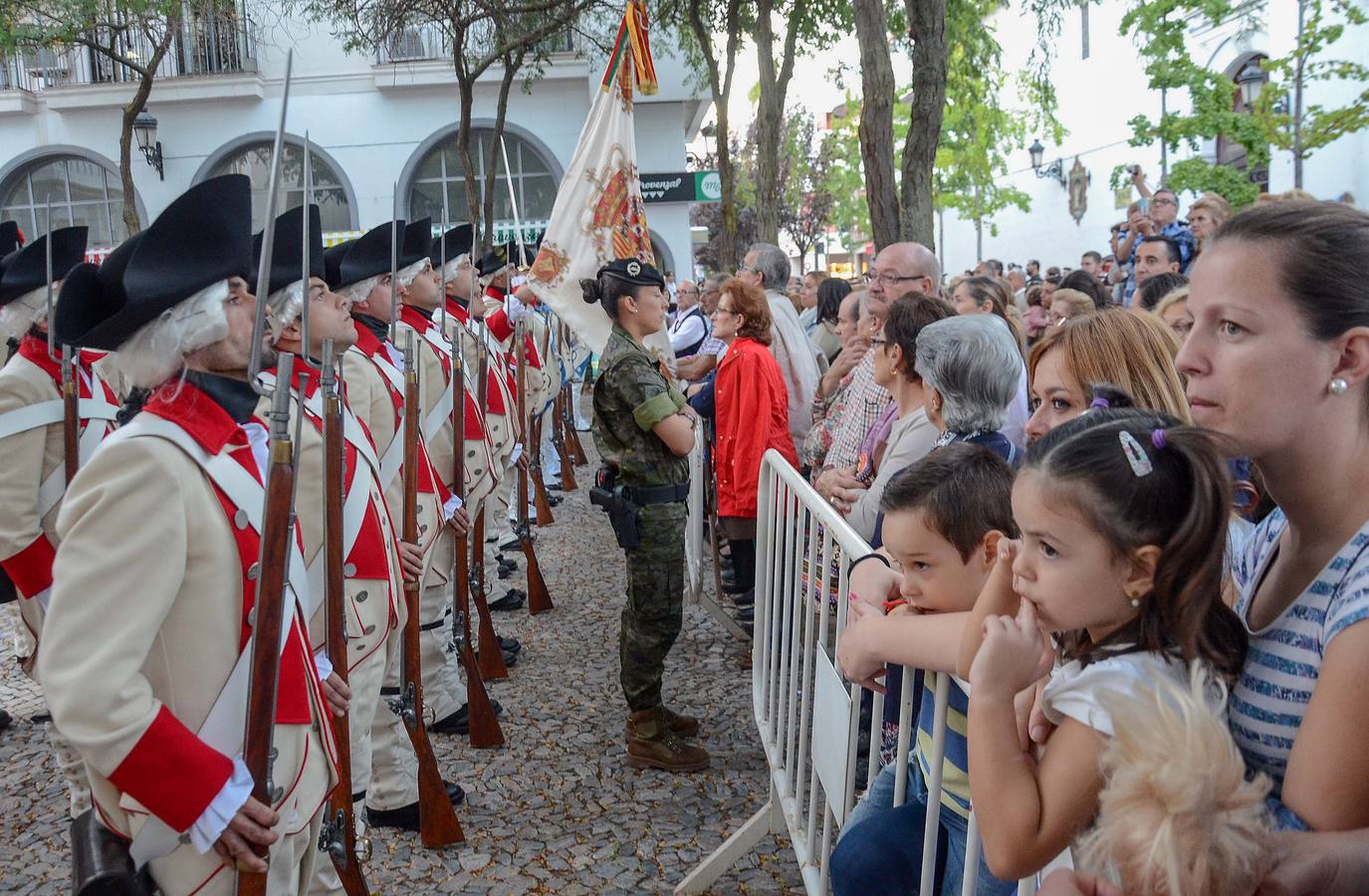 Retreta militar en Badajoz