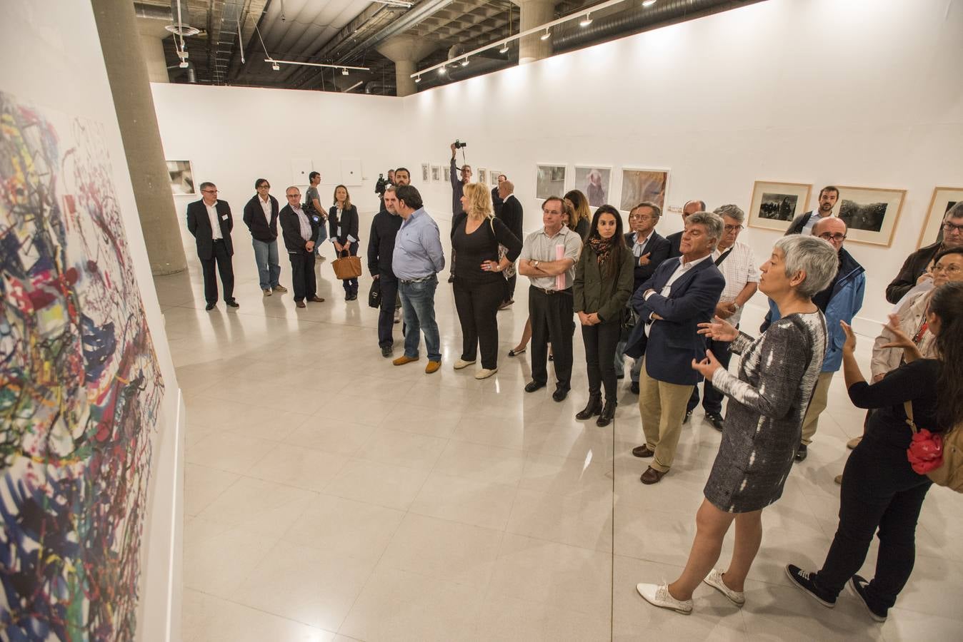 Jueves, 15 de octubre: El MEIAC acoge hasta el 17 de enero la exposición 'El mundo fluye', con el objetivo de divulgar las obras de artistas con alguna discapacidad. Fotografías: José Vicente Arnelas