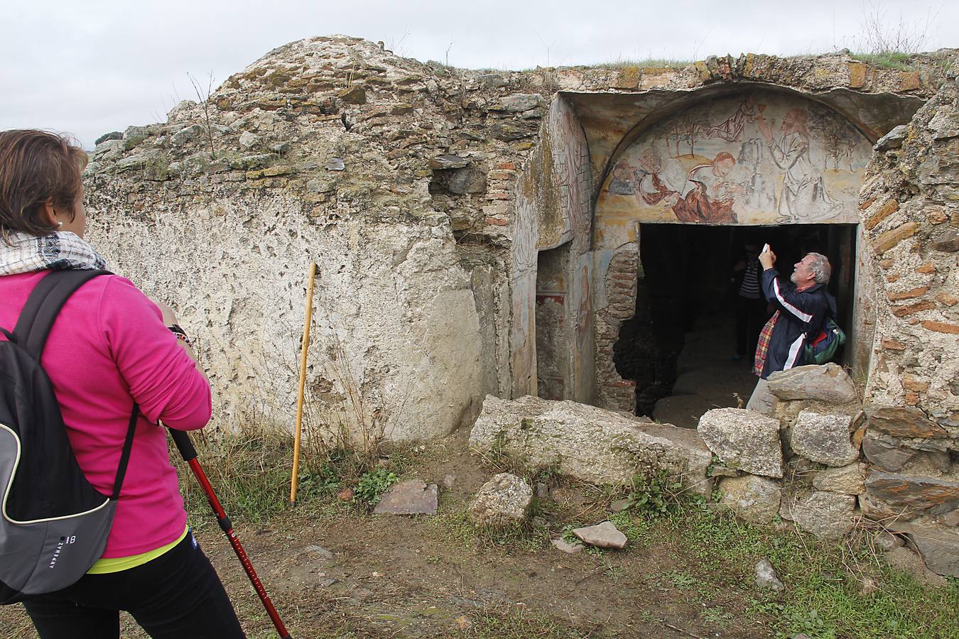 Ruta senderista para pedir la protección de la ermita de San Jorge