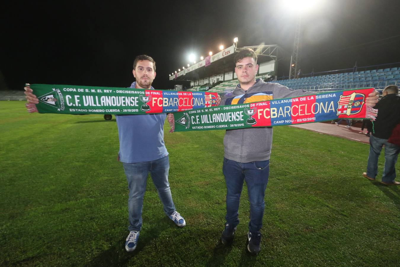 El Villanovense prepara a destajo su estadio para el partido contra el Barça