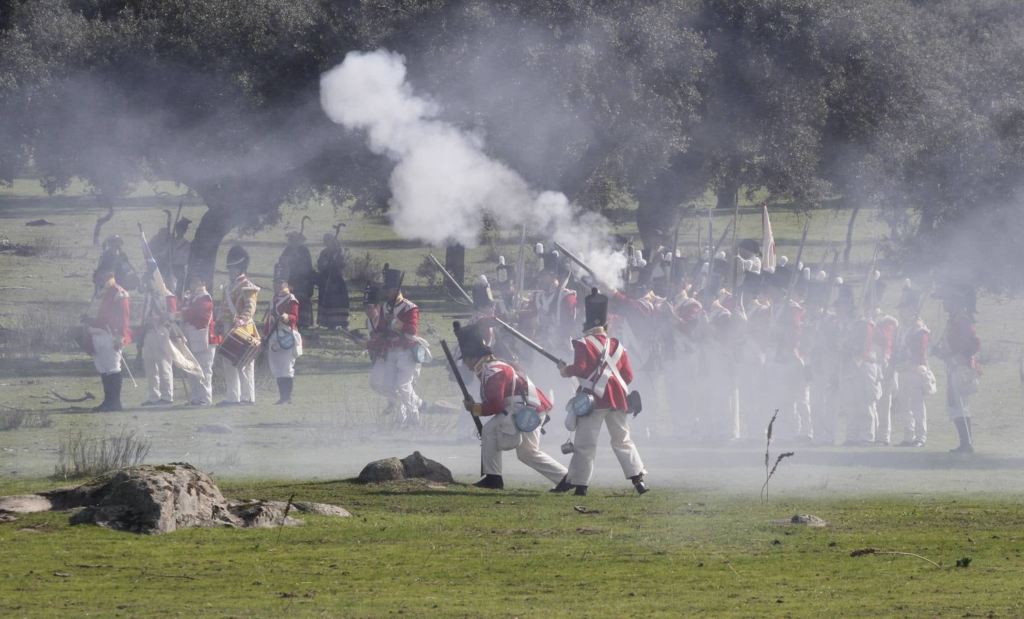 Arroyomolinos recrea la batalla contra las tropas napoleónicas