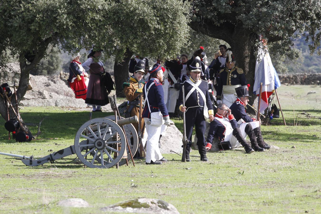 Arroyomolinos recrea la batalla contra las tropas napoleónicas