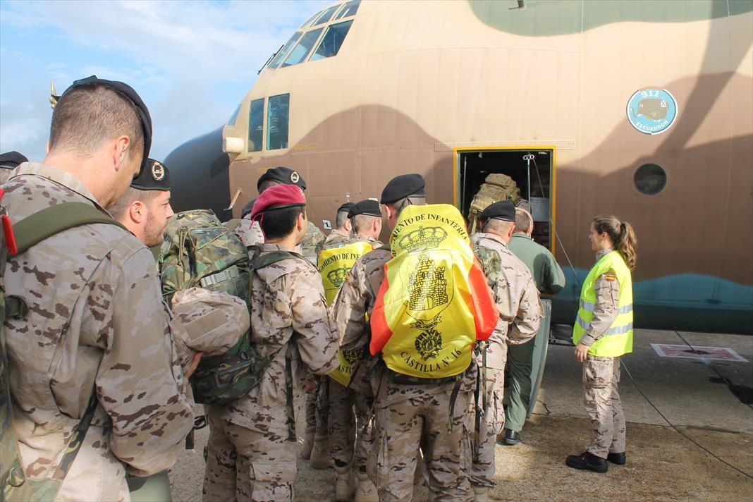 Parten los primeros 20 militares extremeños a Mali