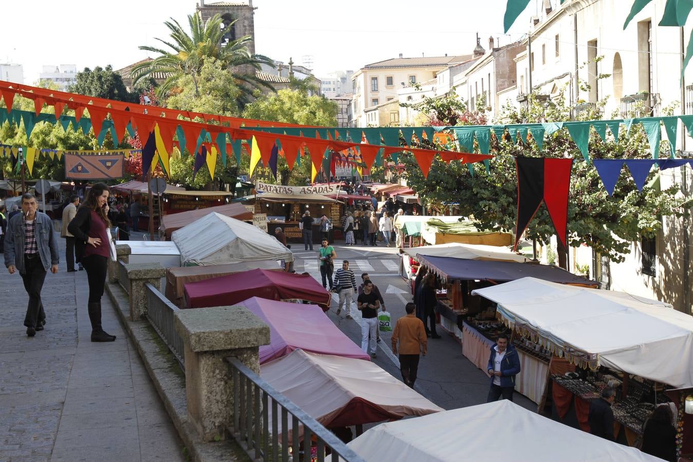 Inauguración del Mercado Medieval de Cáceres