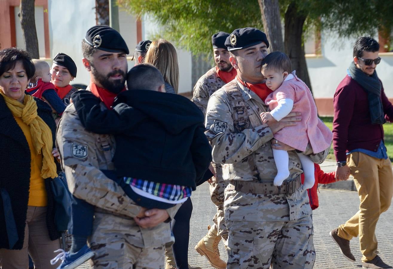 Acto de despedida de los 231 militares que viajarán a Irak