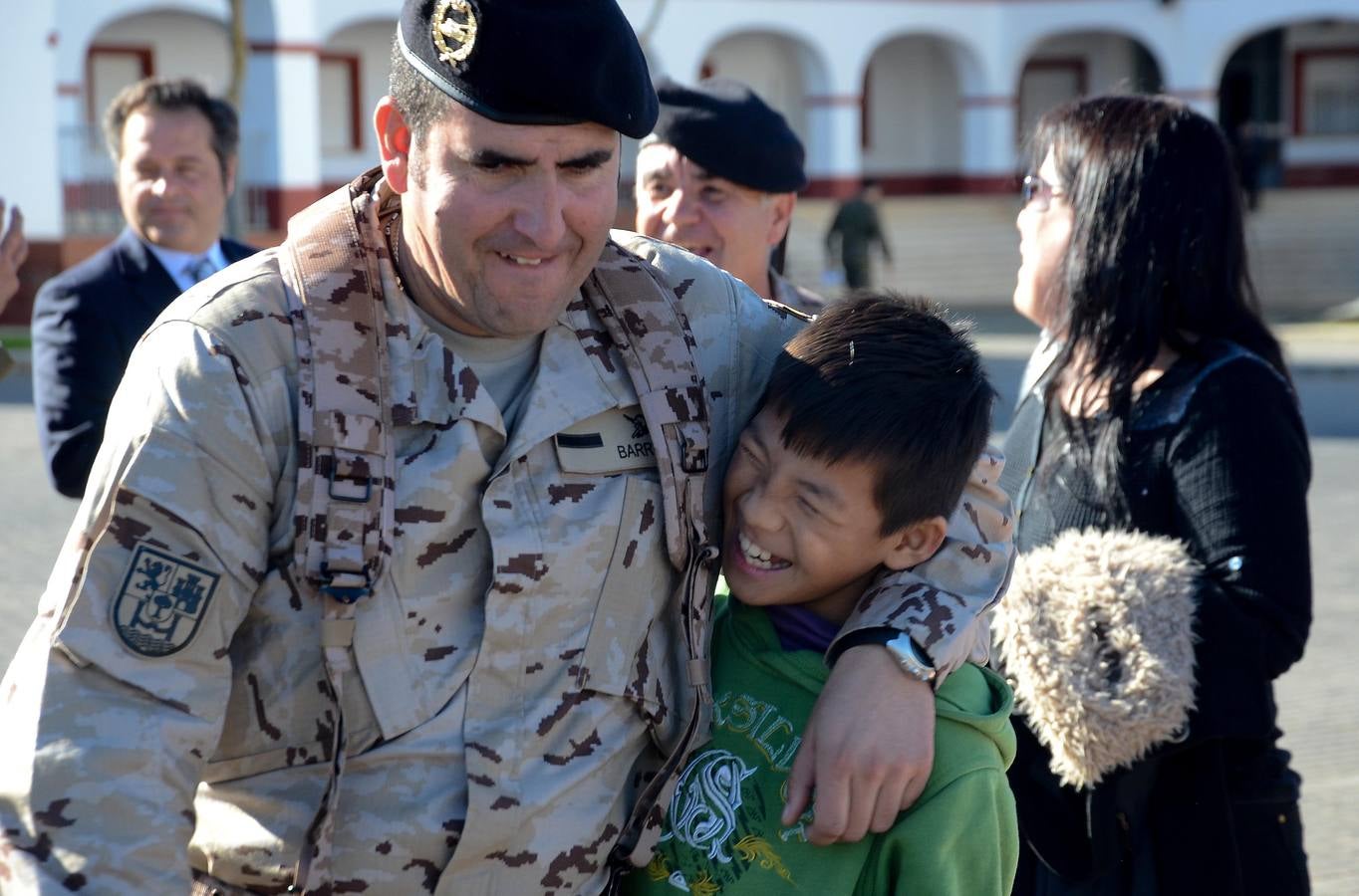 Acto de despedida de los 231 militares que viajarán a Irak