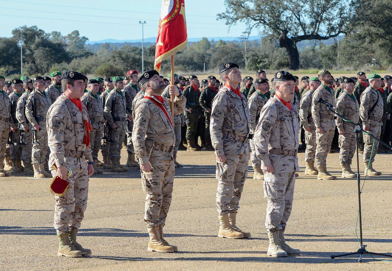 Acto de despedida de los 231 militares que viajarán a Irak
