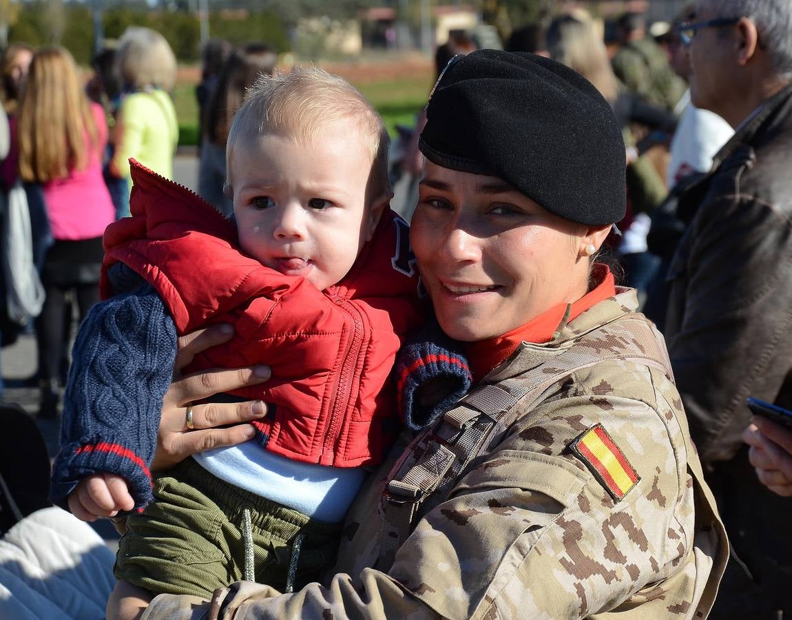 Acto de despedida de los 231 militares que viajarán a Irak