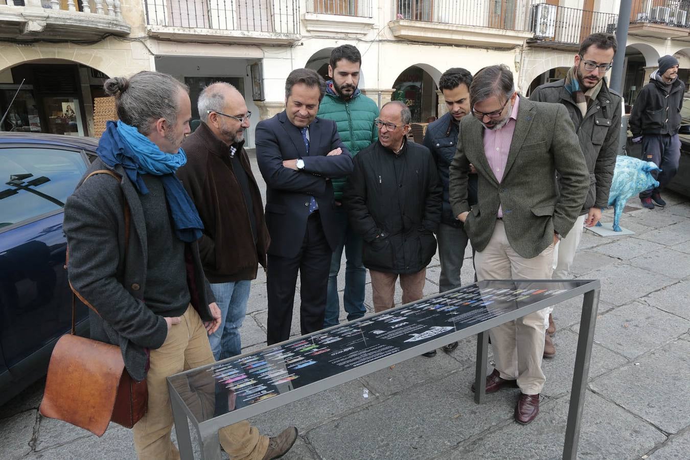 Inauguración de la Iberian Pork Parade en Plasencia