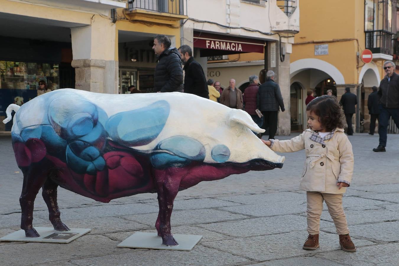 Inauguración de la Iberian Pork Parade en Plasencia