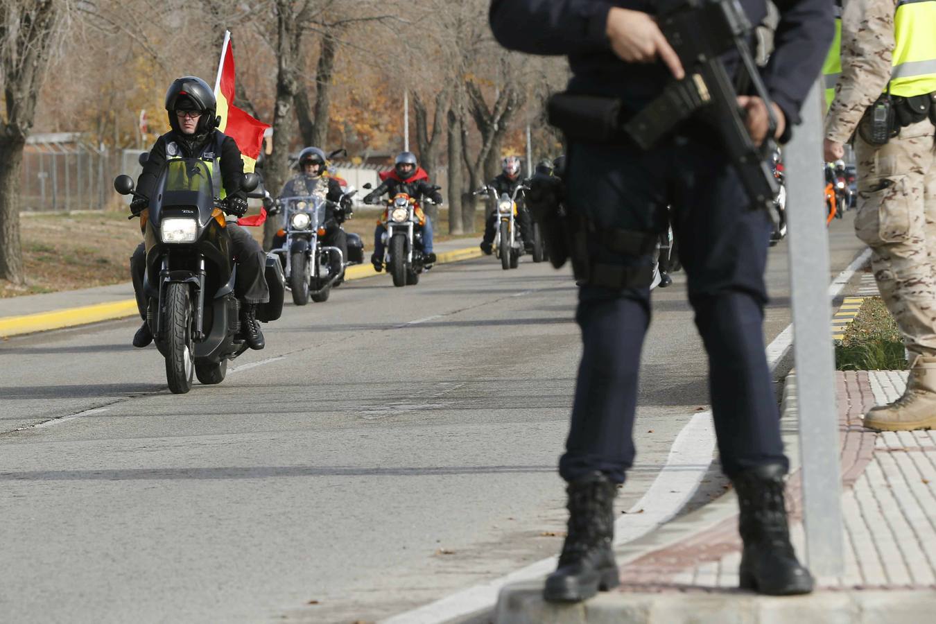 Llegada de los restos de los agentes asesinados en Kabul y funeral