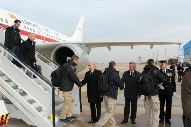 Llegada de los restos de los agentes asesinados en Kabul y funeral