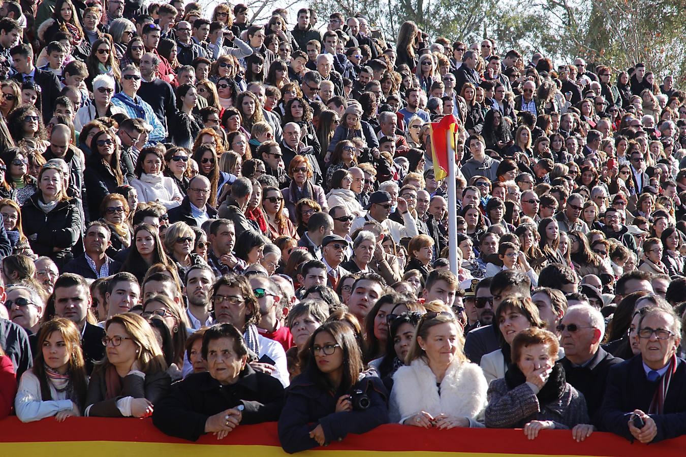 599 jóvenes soldados juran bandera en Cáceres