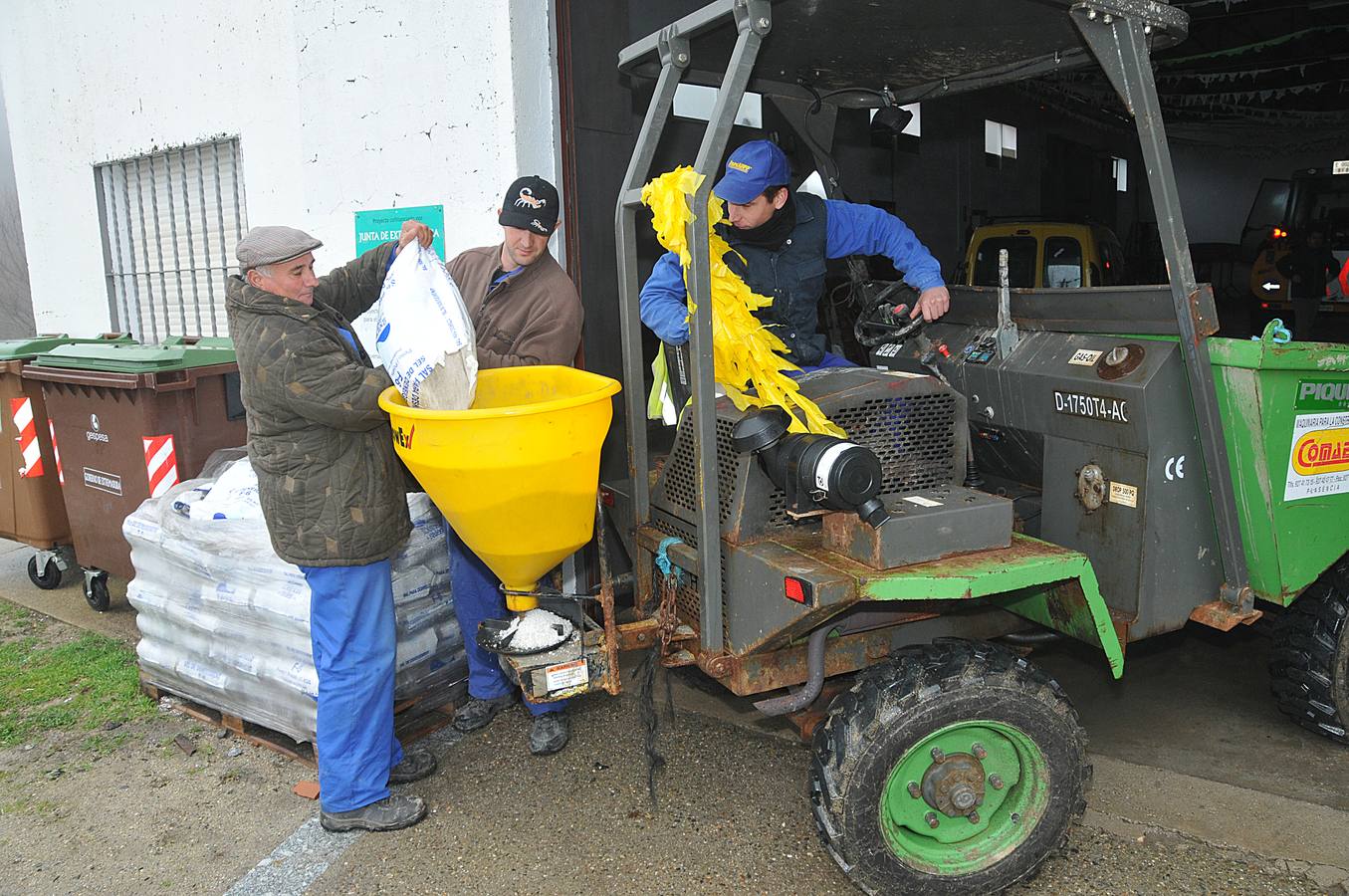 El norte de Cáceres se prepara para la nieve